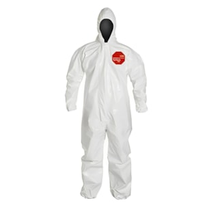 Macacão Tychem 4000 SL branco Ca 34802 Dupont