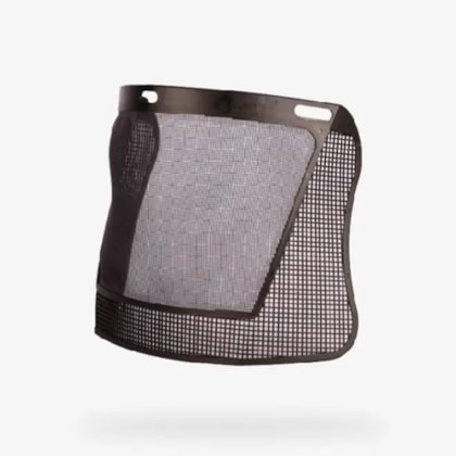 Malha Plastica Florestal 8 X 14 E Suspensão Com Catraca Para Protetor Facial