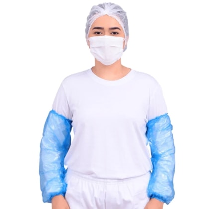 Manga Pvc Com Elastico 22x50 Azul Ca 46503 Prman00021 Pct 10 Uni