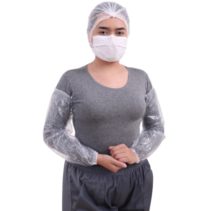 Mangote De Polietileno Transparente Pct/100 Un Man00053/man00055