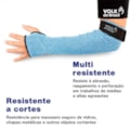 Mangote Hppe Azul Resistente A Corte Com Velcro Ca 50476-0a1cd7df-1043-4279-a448-f3a12db0218a