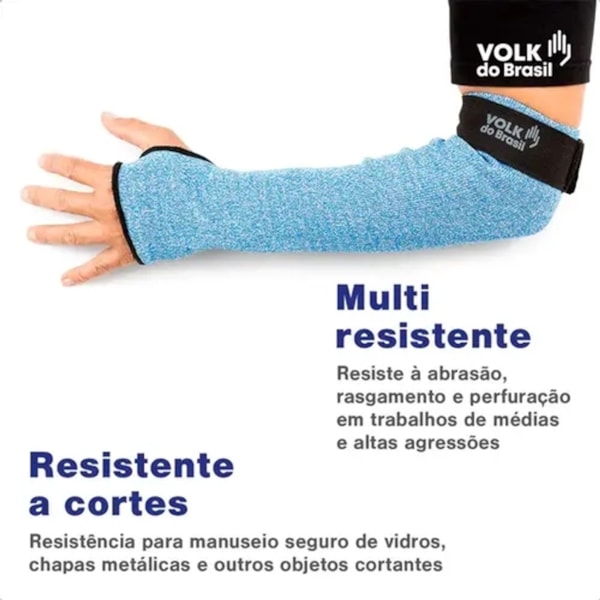 Mangote Hppe Azul Resistente A Corte Com Velcro Ca 50476-93d7627e-2e5f-40c6-91f2-85869f500687