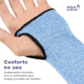 Mangote Hppe Azul Resistente A Corte Com Velcro Ca 50476-95b85e09-e883-49e8-914a-1b0c2a977023