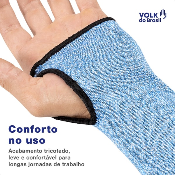Mangote Hppe Azul Resistente A Corte Com Velcro Ca 50476-f8bde0a2-625d-4eca-8422-3a47488ca54f
