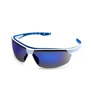 Oculos Segurança Azul Espelhado Neon Ca 40906