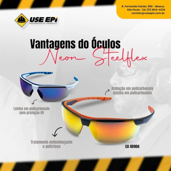 Óculos Segurança Neon Ca 40906-02cab0ca-c86d-4f6a-964f-cf2d7cc4eb13