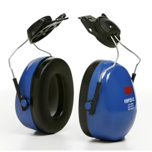Protetor Auditivo Para Capacete Tipo Concha H9p3e-02 Azul Ca 29704 Hb004167456