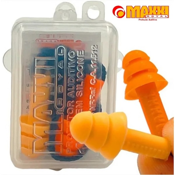 Protetor Auditivo Silicone Laranja Cordao Laranja 18db Ref 019 Ca 11512-4981e3db-abe3-493e-b7da-ffc0dfc129f4