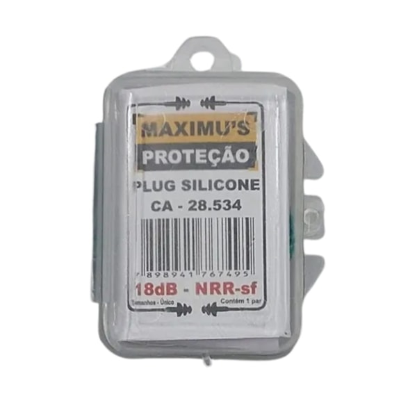 Protetor Auricular Silicone 18db Ca 28534-5d828b80-61d6-4787-9d62-f29cf37407a8