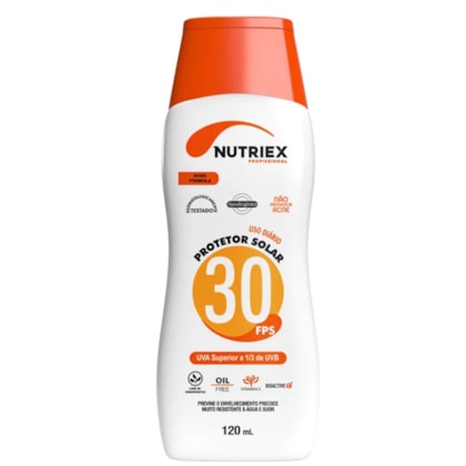 Protetor Solar FPS 30 bisnaga 120 ml Nutriex