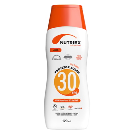 Protetor Solar Fps 30 Nutriex Bisnaga 120ml