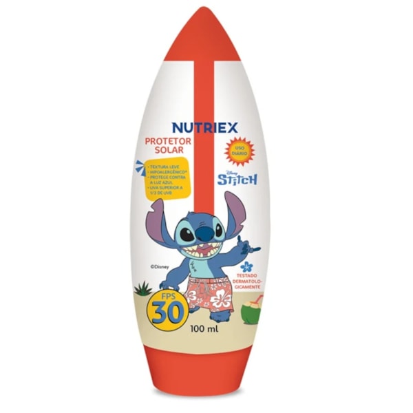 Protetor Solar FPS 30 Stitch 100 ml Nutriex-e4341c4d-9670-4c4b-8075-36c47d5627ab