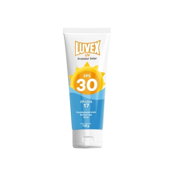 Protetor Solar UV FPS 30 Bisnaga 120 gramas Luvex-e20e48c5-6e83-466c-8892-60884e2b8122