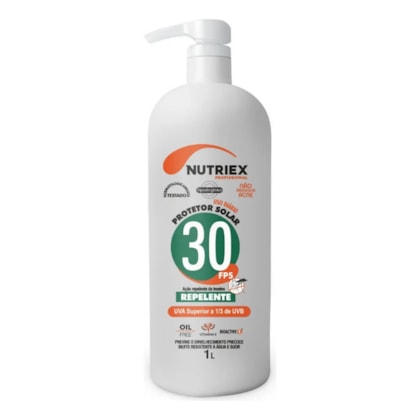 Protetor solar UV FPS 30 repelente 1 litro Nutriex