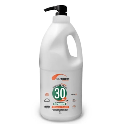 Protetor Solar Uv Fps 30 Repelente 2 Litros