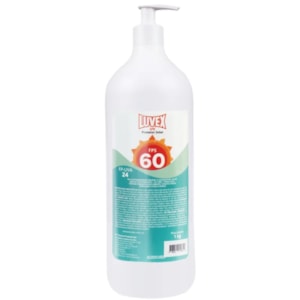 Protetor Solar UV FPS 60 Bombona 1 litro Luvex