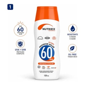 Protetor Solar Uv Fps 60 Repelente 120 Ml