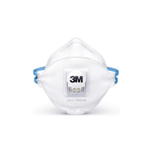 Respirador Aura 9322+BR Pff2 Valvulado Ref. HB004384994 / HB004835482 Ca 30594 3M Branco