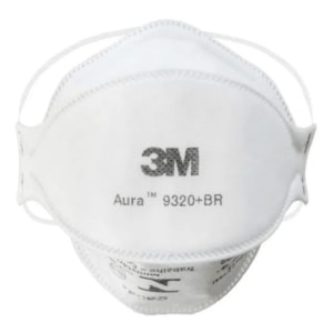 Respirador Aura Pff2 9320+BR Branco Ca 30592 3M