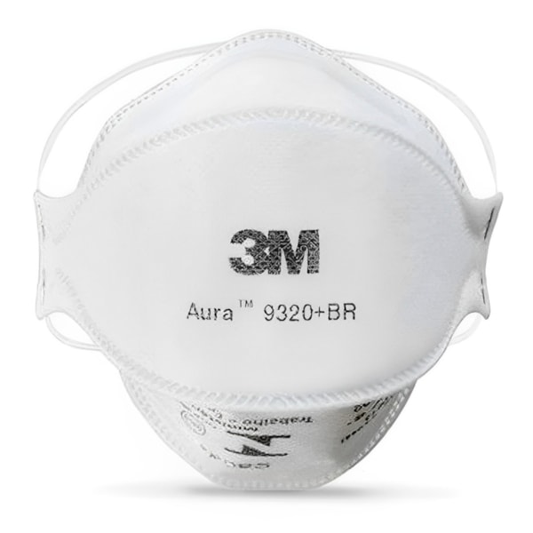 Respirador Aura Pff2 9320+BR Branco Ca 30592 3M-853ba443-12c8-4be2-b831-9d3be8755e9b