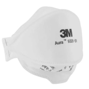 Respirador Aura Pff2 9320+BR Branco Ca 30592 3M