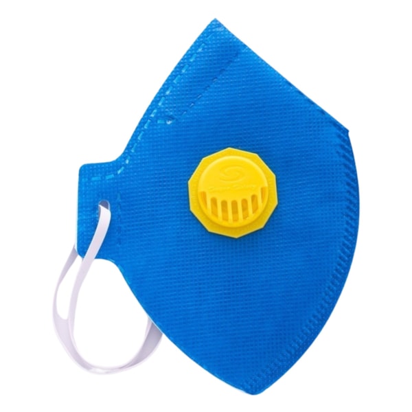 Respirador Dobrável Azul Pff2 Com Válvula Ca 44595 Elástico Nuca Ref Pff2-az-v-nuca-bfeb0862-8f13-458b-9589-ea0cb088d5ad