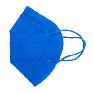 Respirador Dobravel Azul Sem Valvula Pff2 Elastico Orelha Ca 44241