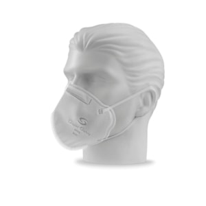 Respirador Dobravel Pff2 S/valvula Branco Orelha Ca 44241