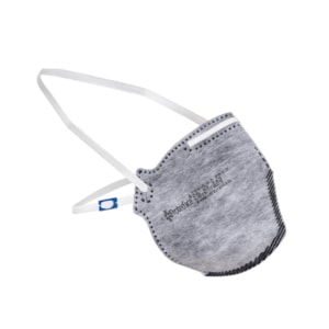 Respirador Dobravel Preto Pff2 Valvulado C/carvao 704v Ca 43743