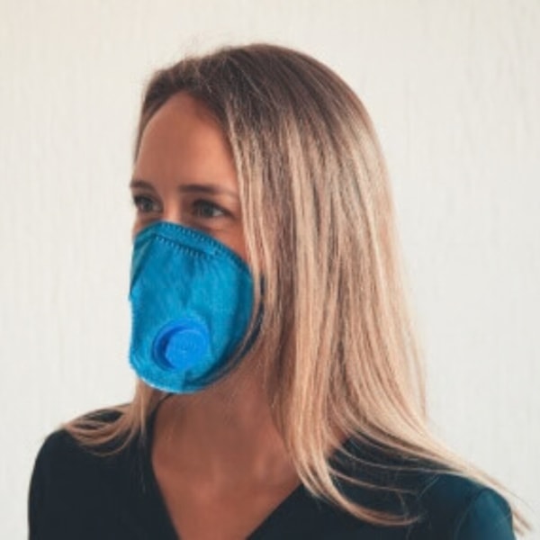Respirador PFF2 com válvula 604 Ca 43742 Protecface azul-57712816-9cd2-4736-a71f-56c5e0446d61