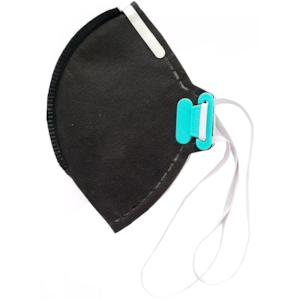 Respirador Pff2 Semifacial Dobrável Preta - Ca 38828