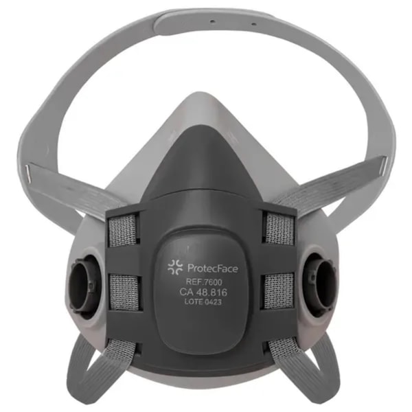 Respirador Semifacial Em Borracha 7600 Ca 48816 Protecface-1593df6c-078a-4f0c-94b6-a753cec334bb