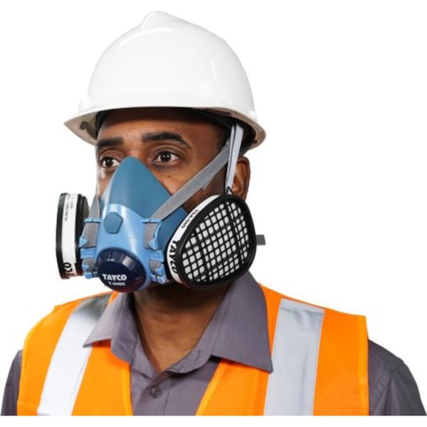 Respirador Semifacial Em Silicone T-9500 Azul Ca 46864-2c7a487d-f404-4f14-8e1c-736204059a50
