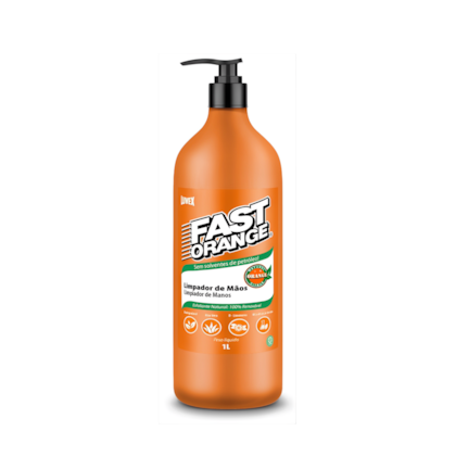 Sabonete Liquido Desengraxante Fast Orange 1 Litro
