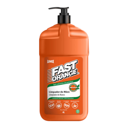 Sabonete Liquido Desengraxante Fast Orange 4 Litros