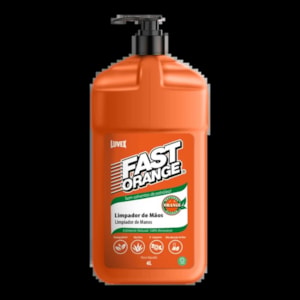 Sabonete Liquido Desengraxante Fast Orange 4 Litros