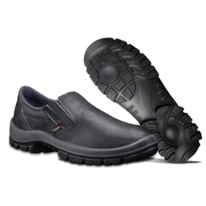 Sapato Cadarço Couro Sem Bico Ca 40419