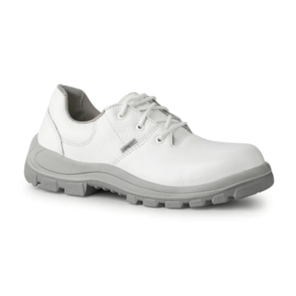 Sapato Cadarço Microfibra Branco Comp 3113csagfcom Ca 45105