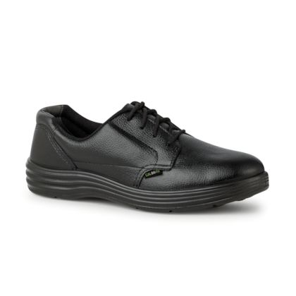 Sapato De Cadarço Preto Sem Bico Csa 300 Ca 41041