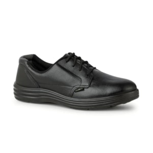 Sapato De Cadarço Preto Sem Bico Csa 300 Ca 41041