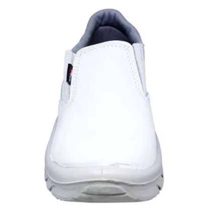 Sapato Elástico Branco Bico PVC Monodensidade Ca 40142