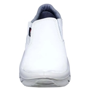 Sapato Elástico Branco Bico Pvc Monodensidade Ca 40142
