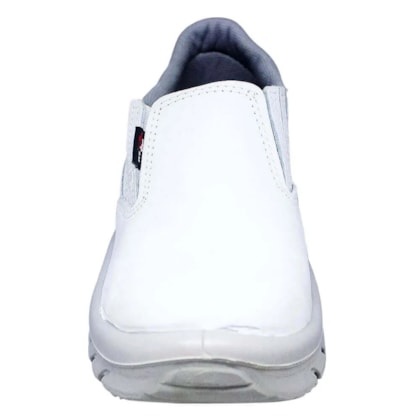 Sapato Elástico Branco Bico Pvc Monodensidade Ca 40142