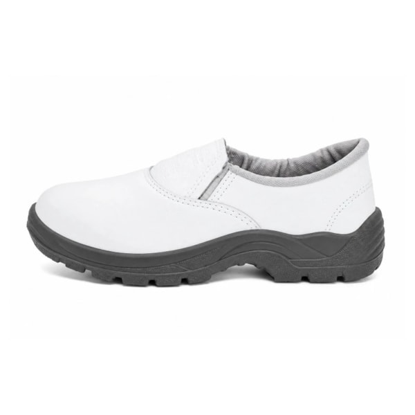 Sapato elástico branco bico PVC monodensidade Ca 40142 Cartom-d02d8142-a485-4398-9e44-c042710fe6d6