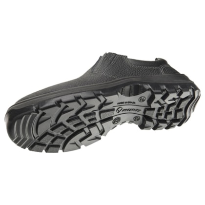 Sapato Elastico Couro Preto 10vt48-bp Ca 43334