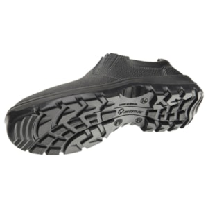 Sapato elástico couro preto ref. 10VT48-Bp Ca 43334 Marluvas