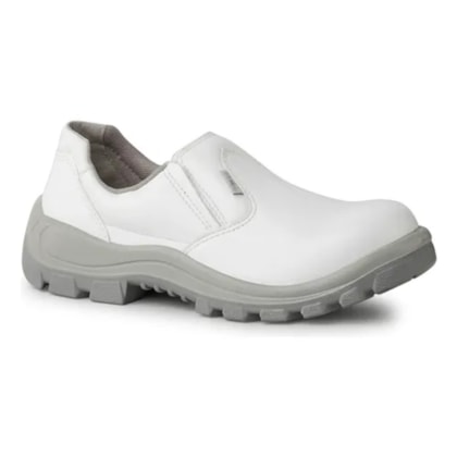 Sapato Elastico Microfibra Branco Bp Ca 36237