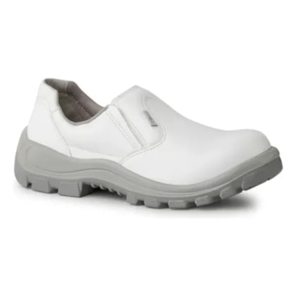 Sapato Elástico Microfibra Branco Bp Ca 36237 Calbrás