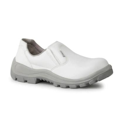 Sapato Elástico Microfibra Branco Composite Ref 3113 Ca 45144