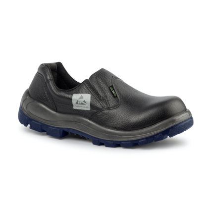 Sapato Elastico Preto 4113csecom A Bico Composite Antiestático